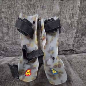 Pediatric AFO Ankle Foot Orthosis Leg Braces Construction Truck Pattern Small